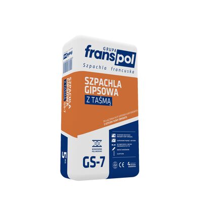 Szpachla do płyt gipsowo-kartonowych z "taśmą" GS-7 5 kg Franspol