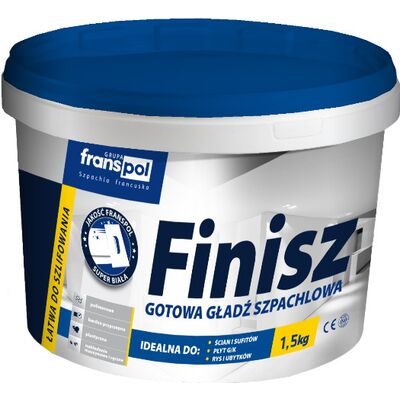 Gotowa gładź szpachlowa Finisz 1,5 kg Franspol