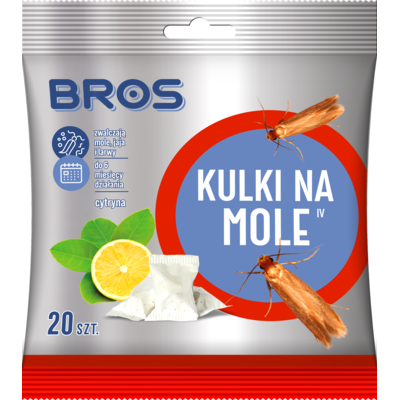 Kulki cytrynowe na mole 120 g BROS
