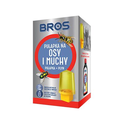 Pułapka z płynem na osy i muchy BROS