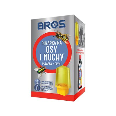 Pułapka z płynem na osy i muchy BROS