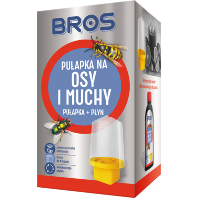 Pułapka z płynem na osy i muchy BROS