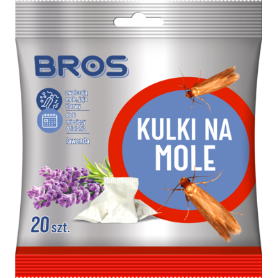 Kulki lawendowe na mole 120 g BROS