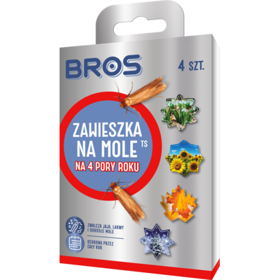Zawieszka na mole 4 pory roku - 4 sztuki BROS