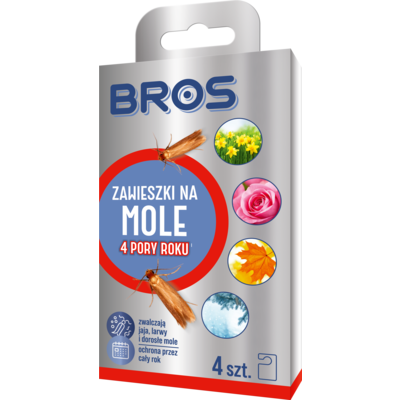 Zawieszka na mole 4 pory roku - 4 sztuki BROS