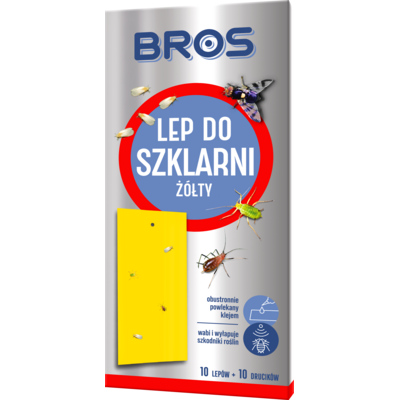 Lep do szklarni żółty 10 sztuk BROS
