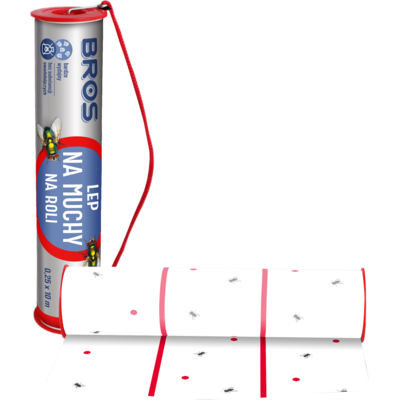 Lep na muchy na roli 0,25 x 10 m BROS