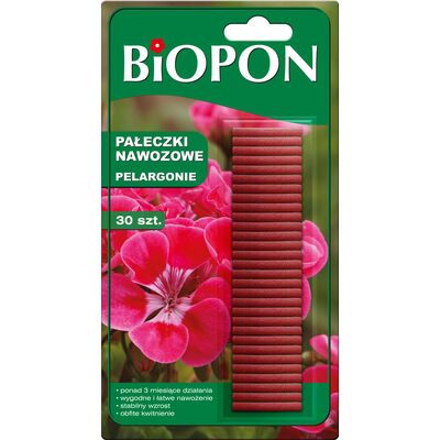 Pałeczki nawozowe do pelargonii 30 sztuk Bopon
