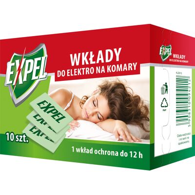 Wkłady do elektro na komary 10 sztuk EXPEL