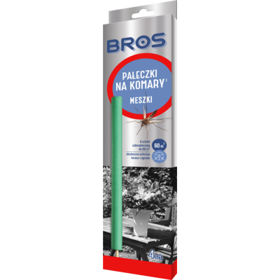Pałeczki na komary 4 sztuki BROS