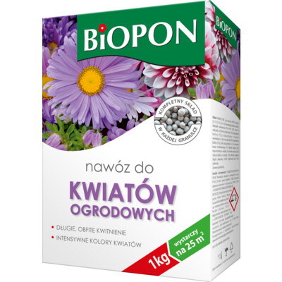 Nawóz do kwiatów ogrodowych 1 kg Bopon