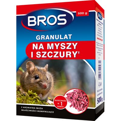 Granulat na myszy i szczury 500 g BROS