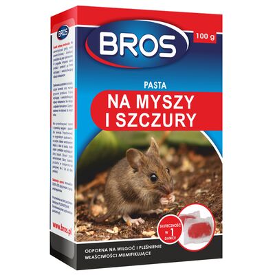 Pasta na myszy i szczury 100 g BROS
