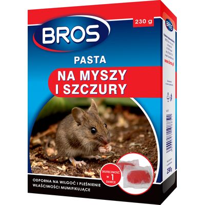 Pasta na myszy i szczury 230 g BROS