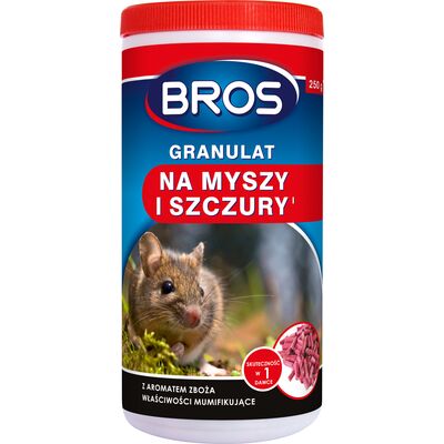 Granulat na myszy i szczury 250 g BROS