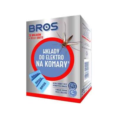 Wkłady do elektro na komary 20 sztuk BROS