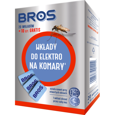 Wkłady do elektro na komary 20 sztuk BROS