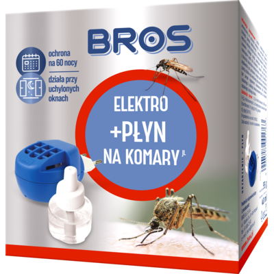 Elektro + płyn na komary 60 nocy BROS