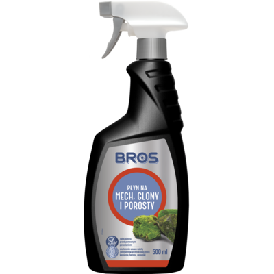 Płyn na mech, glony i porosty 500 ml Bros