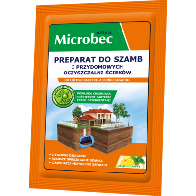 Preparat do szamb Microbec ultra 25 g Bros