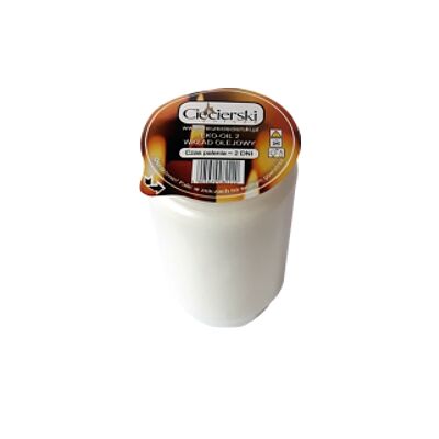 Wkład EKO-OIL z eko parafiny 10 cm 48h biały CIECIERSKI