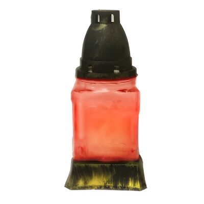 Znicz szklany na wkład parafinowy LW Z-232 16,5 cm CIECIERSKI