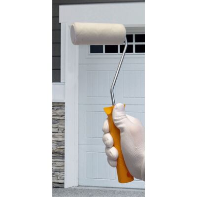 Zdjęcie wałek malarski beżowy 10 cm, rdzeń 30 mm, wełna o runie 4 mm