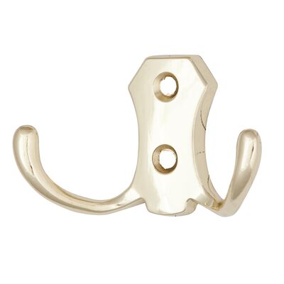 Wieszak podwójny satynowy