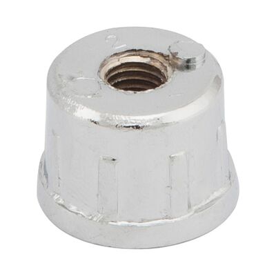Wkładka z gwintem M-10 metalowa Ø25 chrom