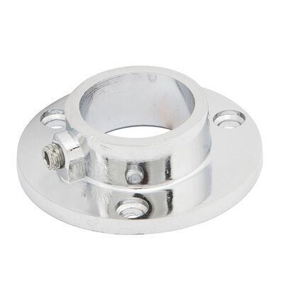 Końcówka mocująca Ø25 aluminium chrom