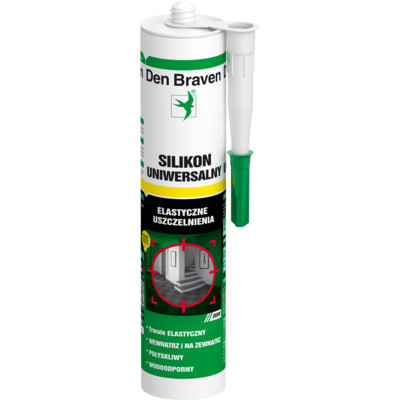 Silikon uniwersalny 1001 czarny 300 ml