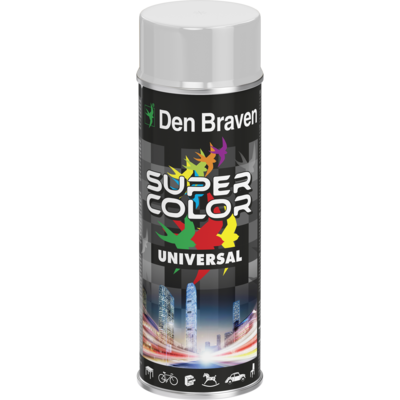 Lakier w aerozolu uniwersalny 400 ml biały połysk