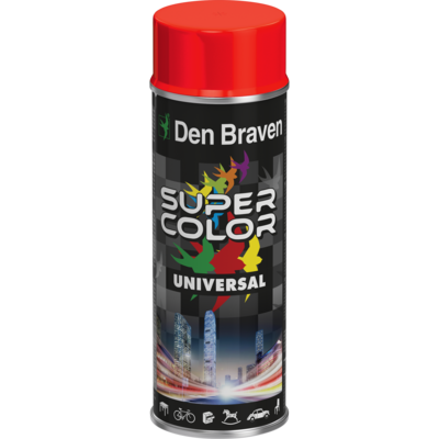 Lakier w aerozolu uniwersalny 400 ml ognista czerwień