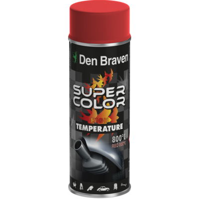 Lakier wysokotemperaturowy 400 ml czerwony