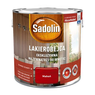 Lakierobejca Ekskluzywna Mahoń 2,5 l Sadolin