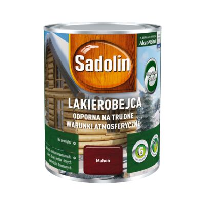 Lakierobejca Odporna na trudne warunki atmosferyczne Mahoń 0,75 l Sadolin