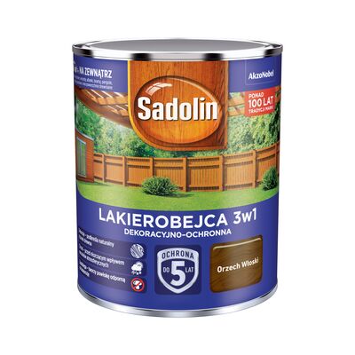 Lakierobejca Dekoracyjno-Ochronna 3w1 Orzech Włoski 0,7 l Sadolin