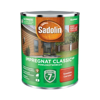 Impregnat Powłokotwórczy ClassicHP Szwedzka Czerwień 0,75 l Sadolin