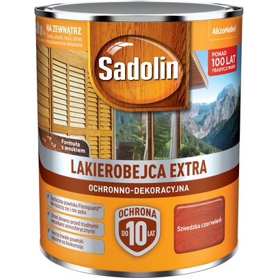 Lakierobejca Ochronno-Dekoracyjna Extra Szwedzka Czerwień 0,75 l Sadolin