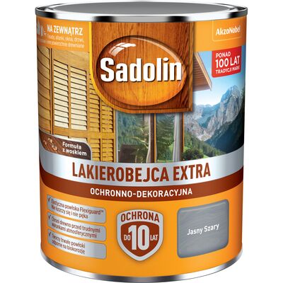 Lakierobejca Ochronno-Dekoracyjna Extra Jasny Szary 0,75 l Sadolin