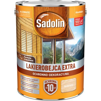 Lakierobejca Ochronno-Dekoracyjna Extra Bezbarwny 5 l Sadolin