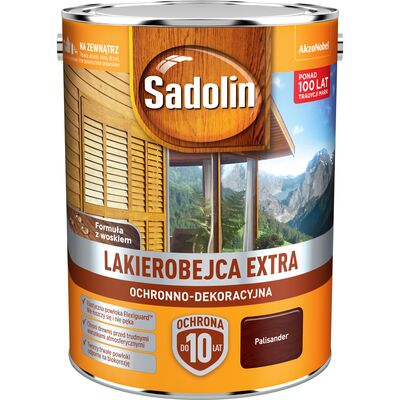 Lakierobejca Ochronno-Dekoracyjna Extra Palisander 5 l Sadolin