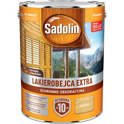 Lakierobejca Ochronno-Dekoracyjna Extra Dąb Jasny 5 l Sadolin