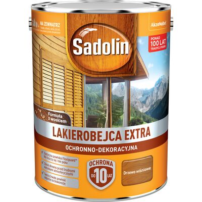 Lakierobejca Ochronno-Dekoracyjna Extra Drzewo Wiśniowe 5 l Sadolin
