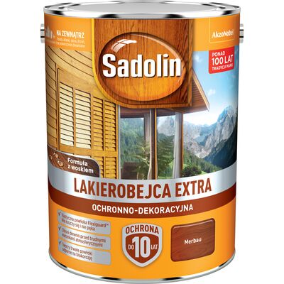 Lakierobejca Ochronno-Dekoracyjna Extra Merbau 5 l Sadolin