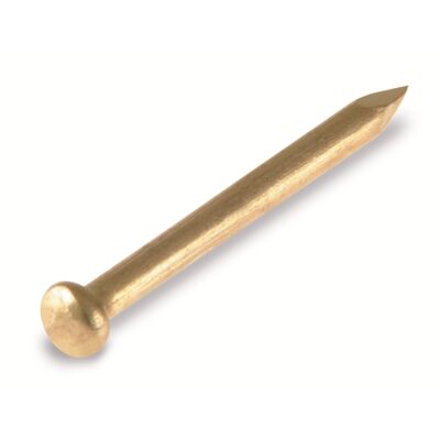 Gwóźdź 1,0 x 11 mm łeb półokrągły mosiądzowany Suki