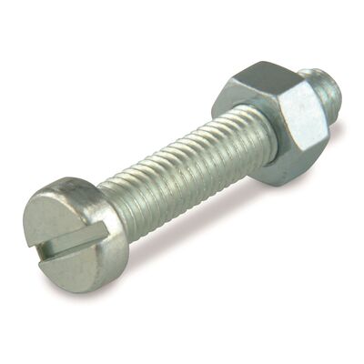 Śruba maszynowa M3 x 10 mm, łeb walcowy ocynk suki