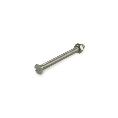 Śruba metryczna M4 x 20 mm, łeb płaski A2