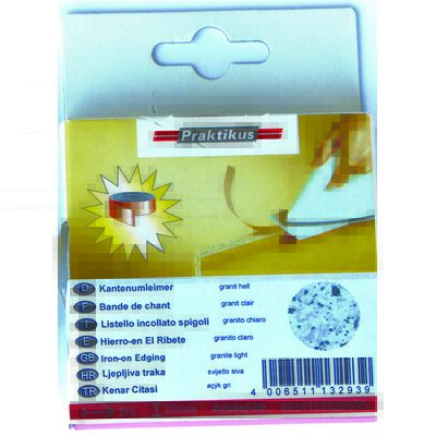 Okleina do krawędzi z klejem granit jasny 5 m x 20 mm (10 sztuk)