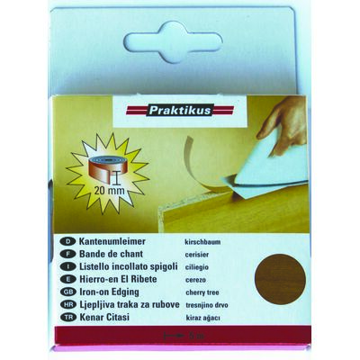Okleina do krawędzi z klejem wiśnia 5 m x 20 mm
